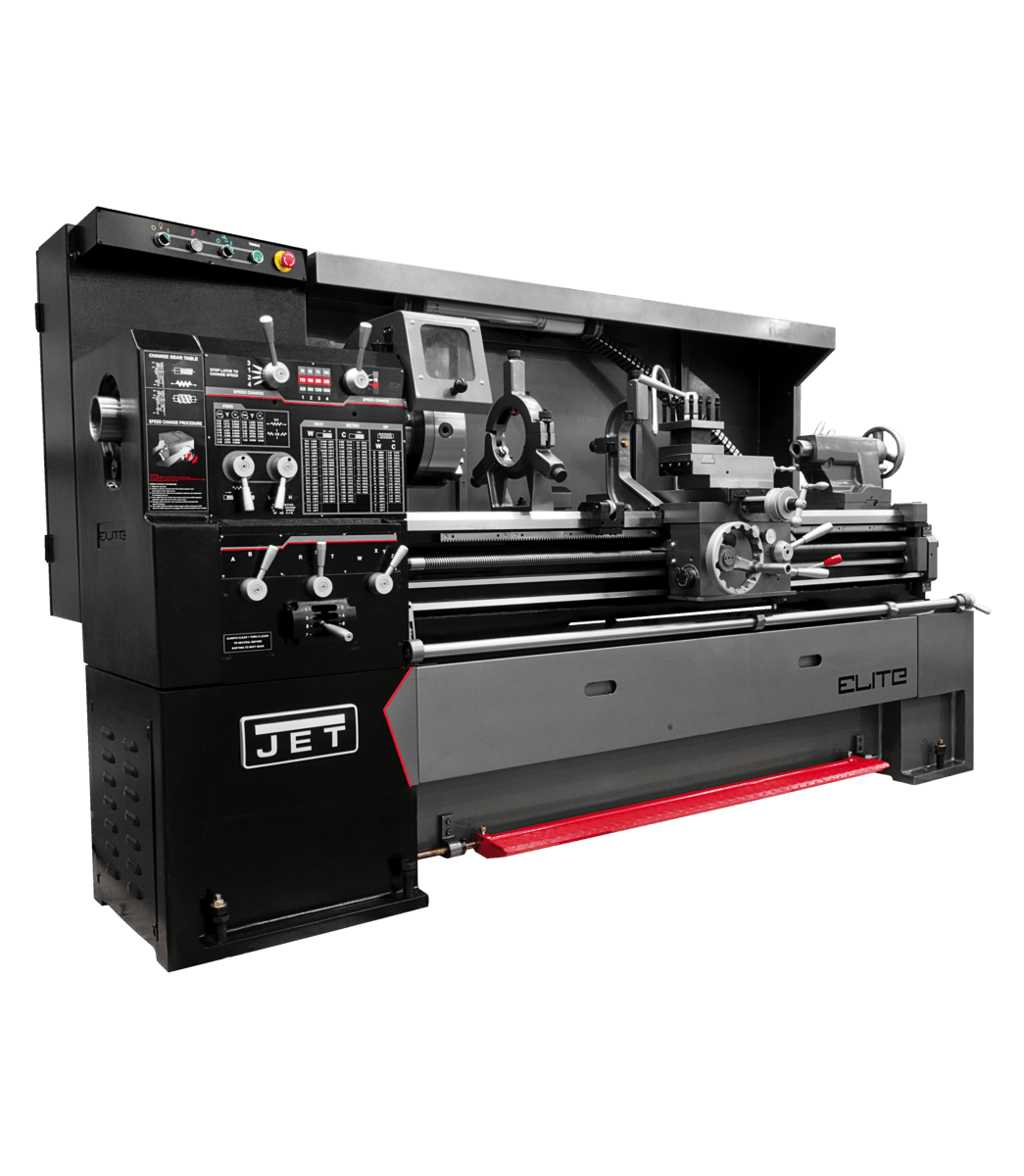 Elite Geared Head Lathe EGH - 1740 with ACU - RITE 203 DRO