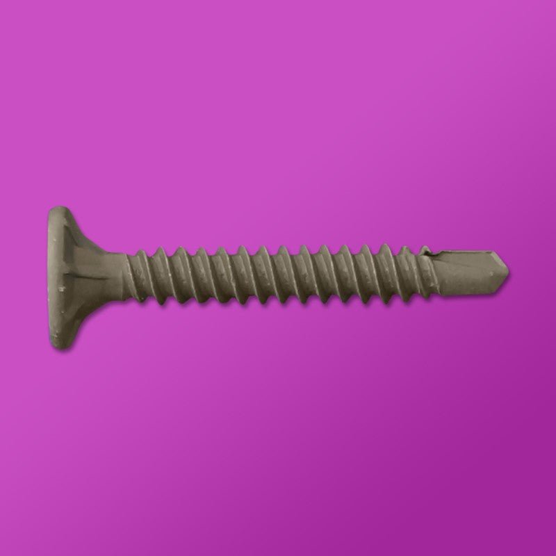 High - Quality Fiber Cement Board Self - Drilling Screws, Size 8 x 1 - 1/4 for Optimal Metal Applications