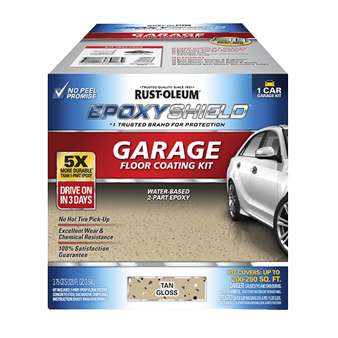 Epoxyshield® Premium Garage Floor Coating - 2.5 Gallon Kit for High - Quality Garage Flooring