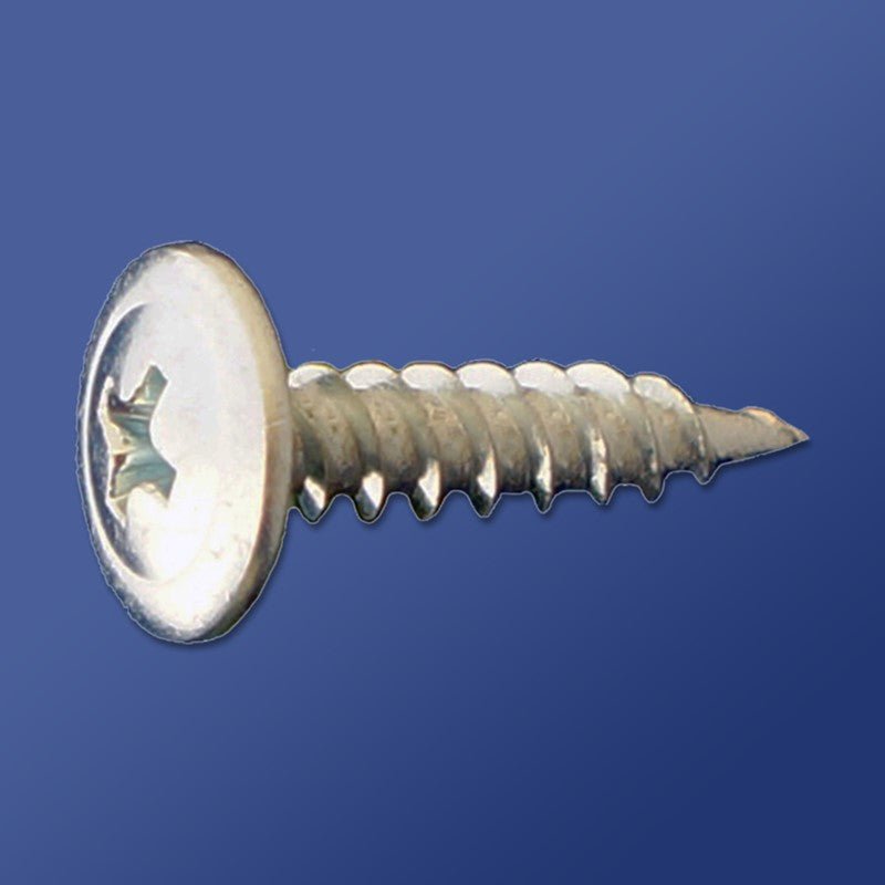 DAGGERZ Zinc-Coated Phillips Modified Truss Wafer Sharp Screws - 8 Inch for Various Applications