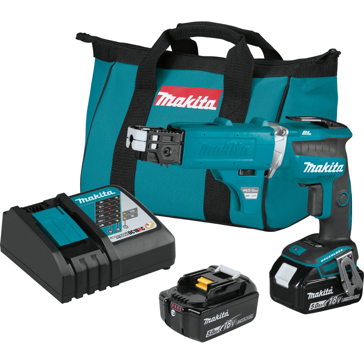 Makita 18V LXT® Lithium-Ion Brushless Cordless Drywall Screwdriver with 4,000 RPM for Professional Drywall and Framing Tasks