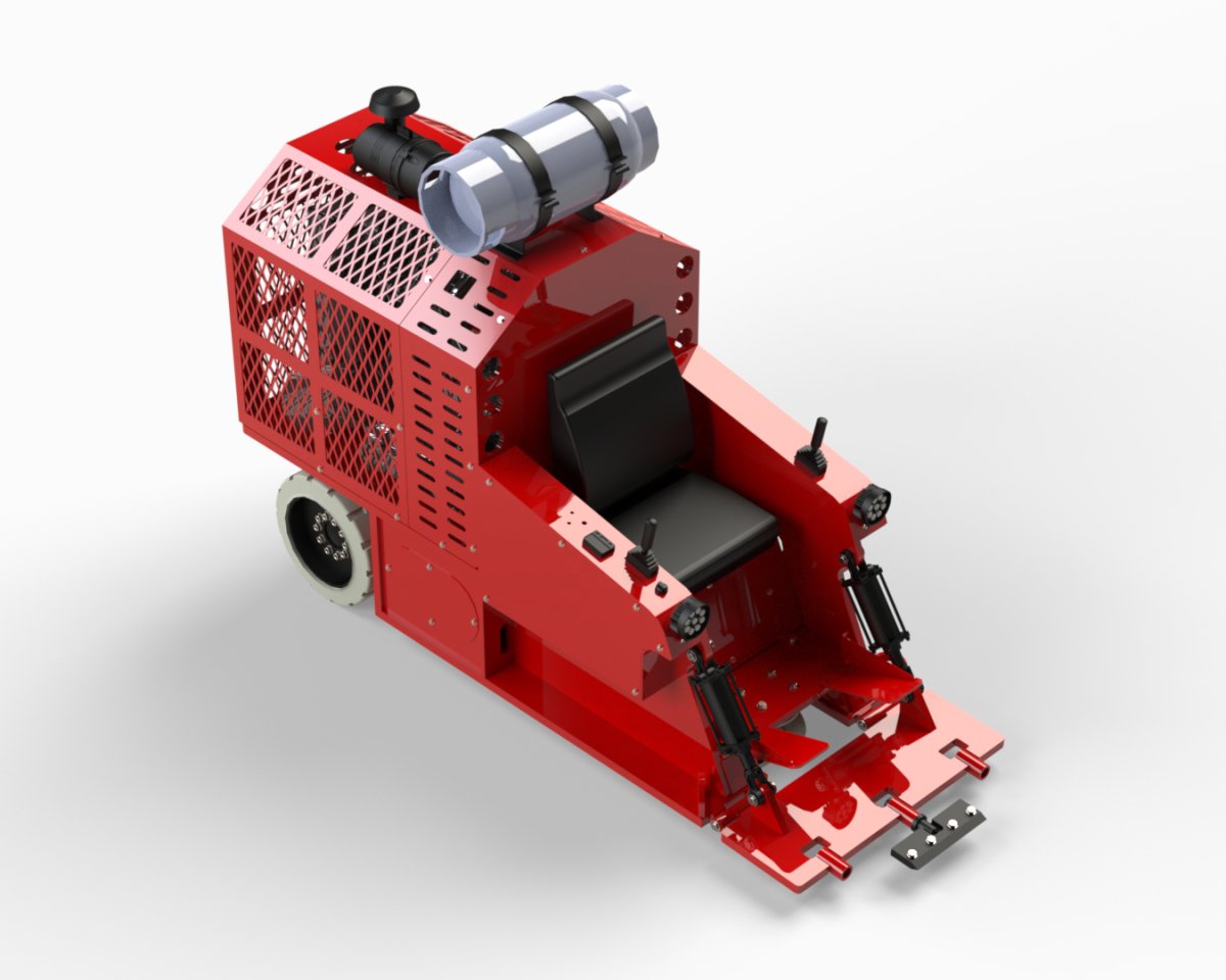 High-Performance Blastpro BRB-4500 LPG Ride-On Floor Scraper