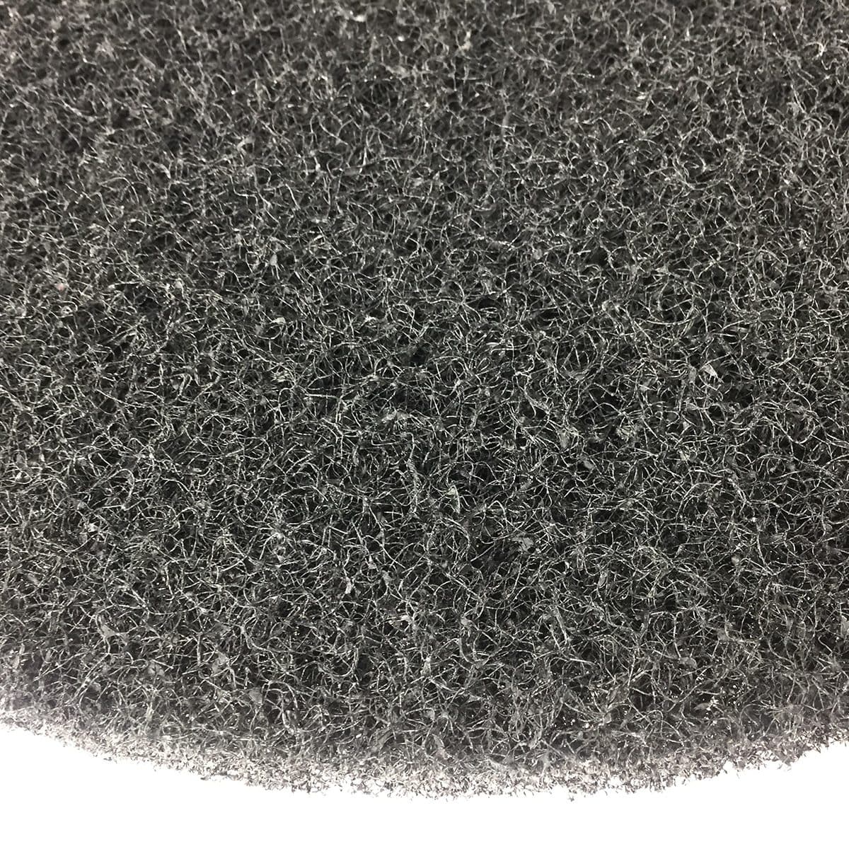 17-Inch Black Heavy-Duty Floor Stripping Pads
