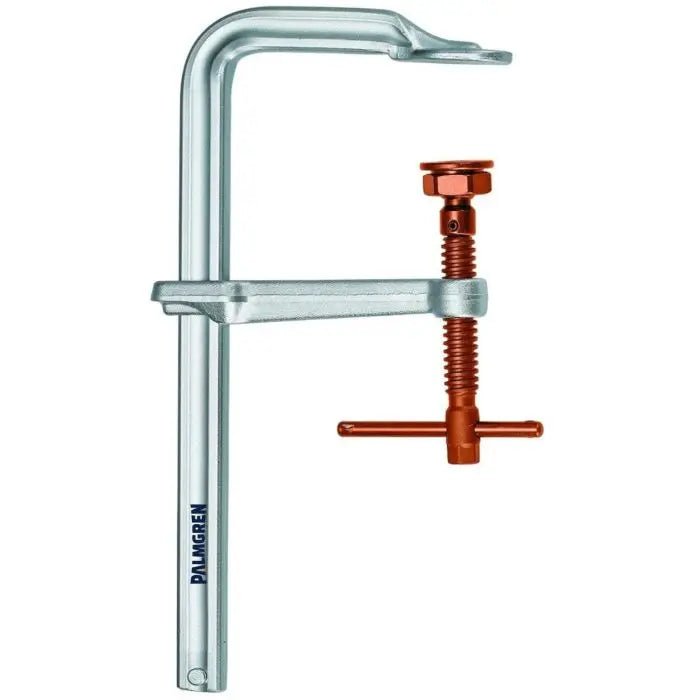 0 - 12 Years Old Super Heavy - Duty Copper - Plated L - Clamp for Workpiece with Steel Spindle
