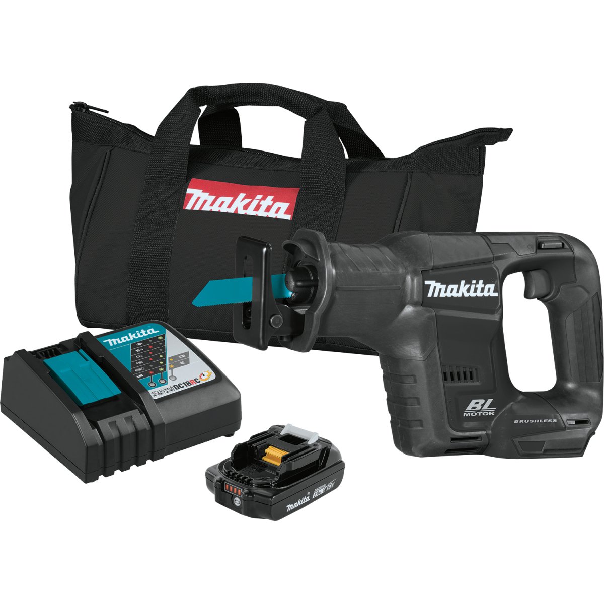18V LXT® Lithium-Ion Sub-Compact Cordless Reciprocating Saw for Efficient Cutting in Tight Spaces