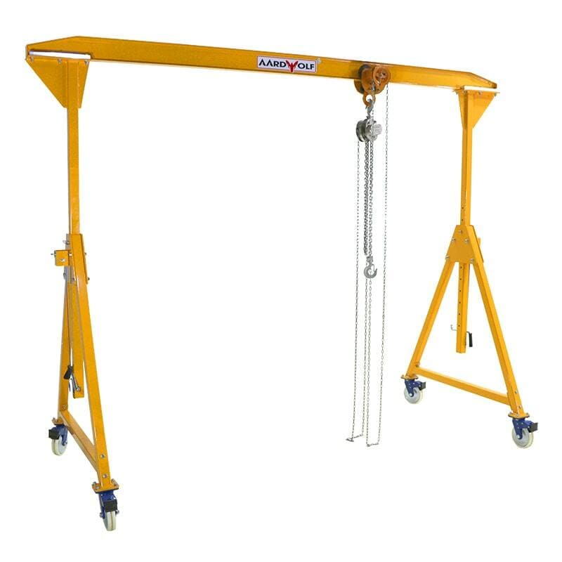 Portable and Adjustable Aardwolf Gantry Crane for Various Lifting Needs