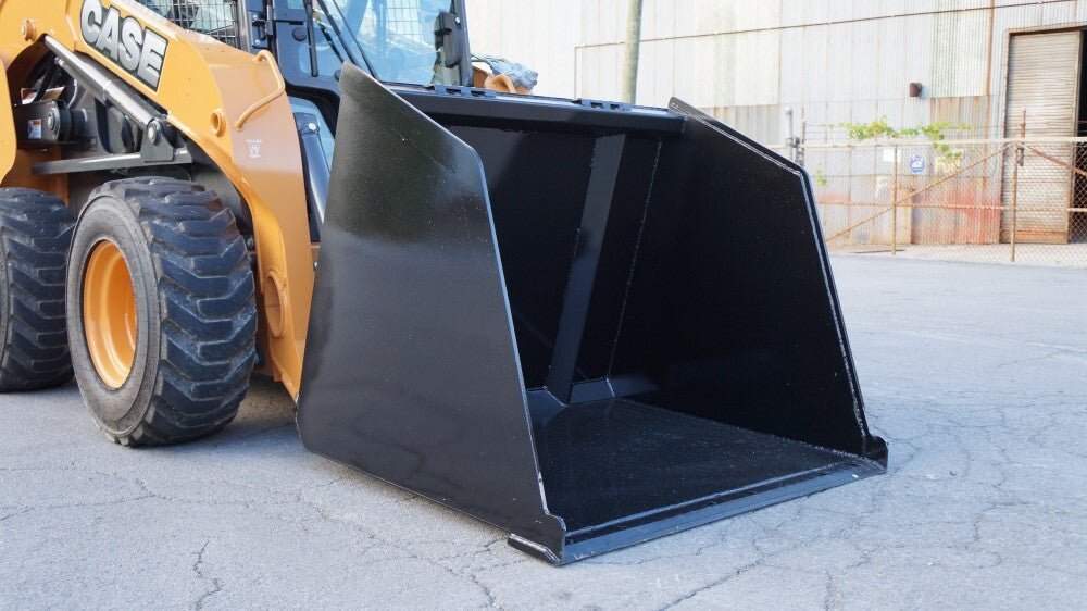 One Yard Snow and Mulch Loading Bucket for Landscape Supply Yards