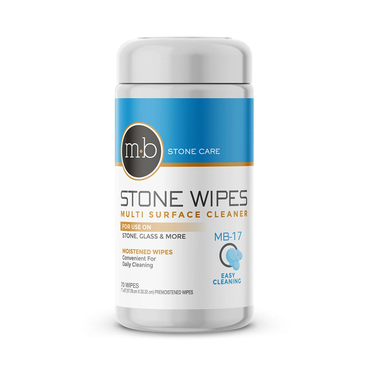 MB-17 Premium Stone Cleaning Wipes for Natural & Engineered Surfaces