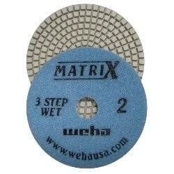 Weha Matrix 3-Step Diamond Pads for Light to Medium Quartz and Granite