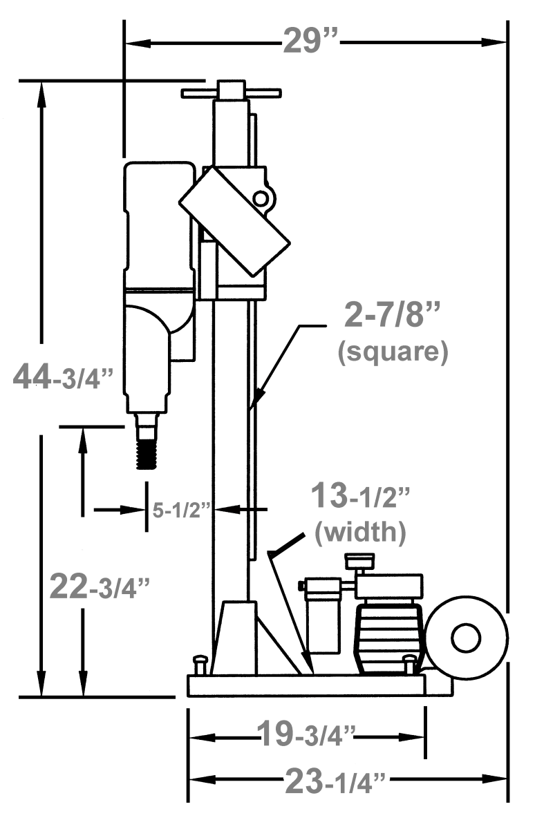 M-1 Comprehensive Core Drilling Rigs for General Contractors