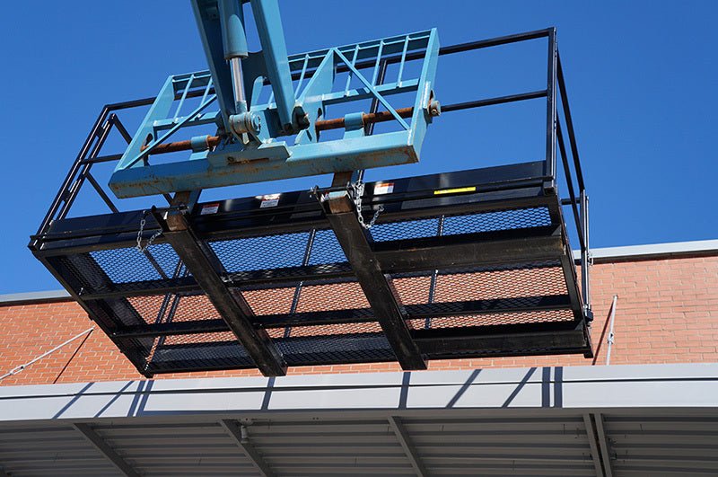Lightweight and Durable Blue Diamond Forklift Work Platform