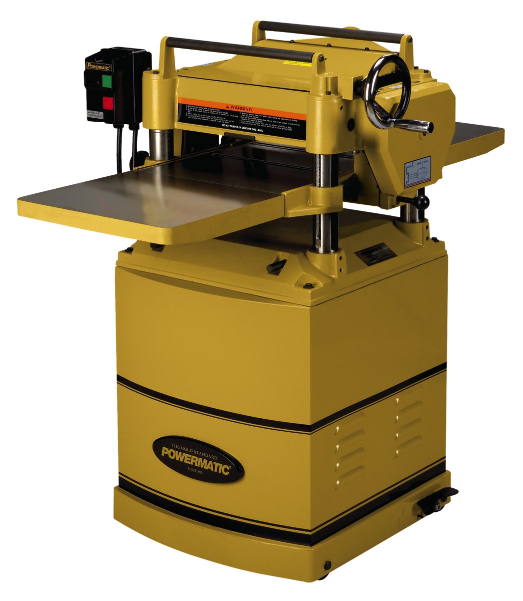 3HP Single-Phase 230V 15HH Floor Planer with Helical Cutterhead