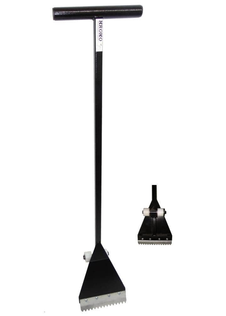 Ergonomic Eddy Kroko Roofing Shovel for Effortless Asphalt Shingle Removal