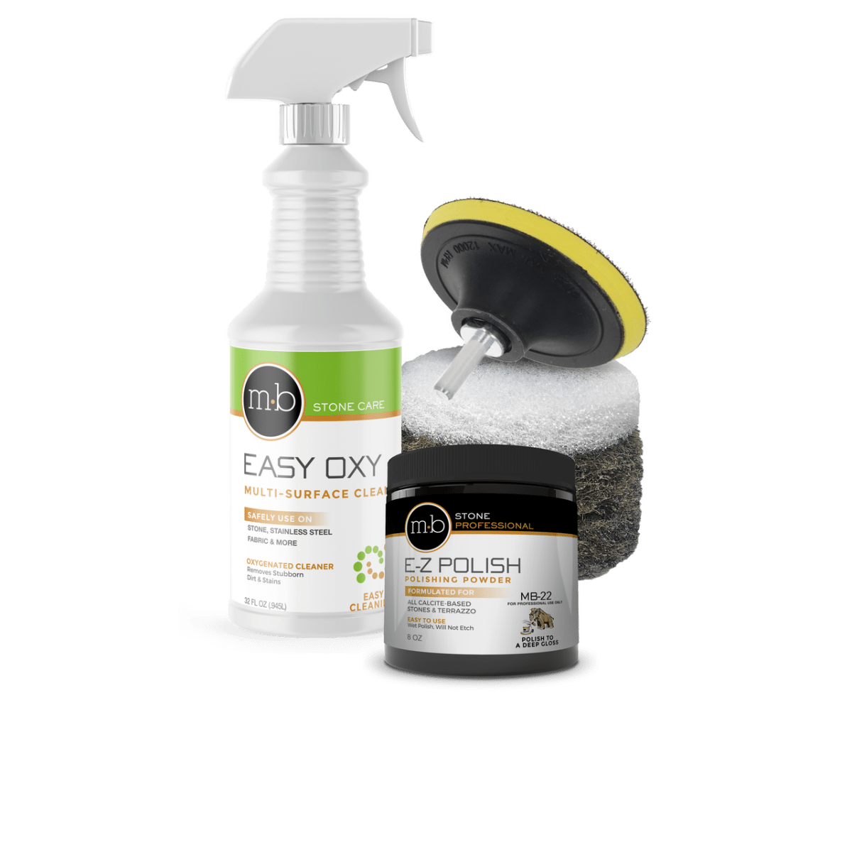 Professional MB-22 E-Z Marble & Terrazzo Polishing Kit