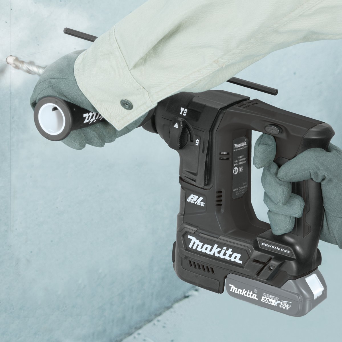 18V LXT® Lithium-Ion Sub-Compact Brushless Cordless Rotary Hammer Drill for Tight Spaces, Compatible with SDS-PLUS Bits