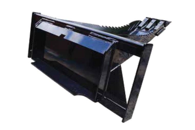 Compact Mini Skid Steer Heavy - Duty Stump Bucket