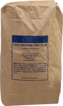 High - Quality Fire Clay Pack of 40 for Oven and Fireplace Building