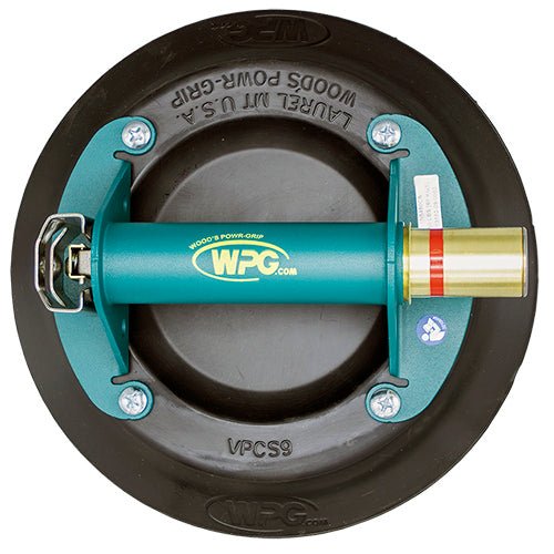 9-Inch Metal-Handle Vacuum Cup for Secure Attachment on Flat or Curved Surfaces