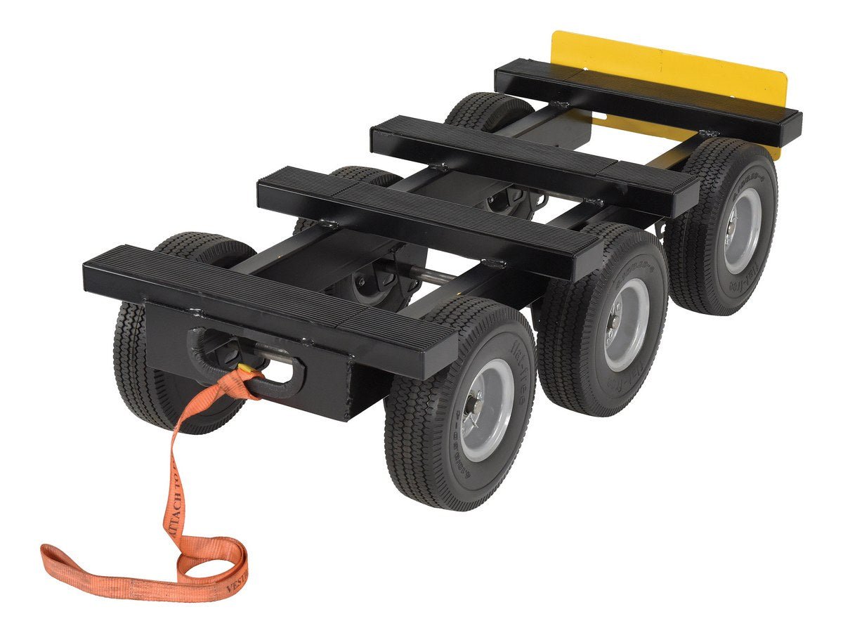 Heavy Duty All Terrain Dollies with Adjustable Plate and Pulling Strap