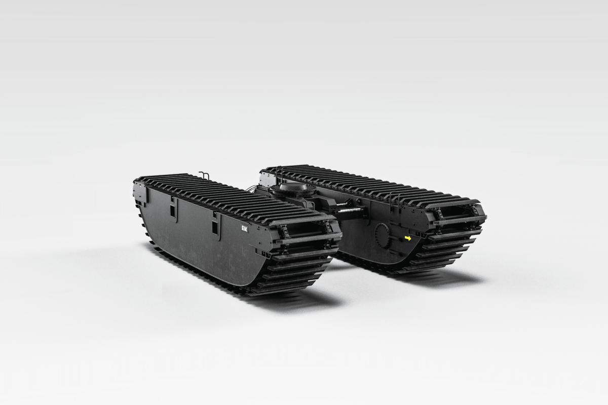 Advanced Amphibious Undercarriage System for Excavators - Model AM80 - 5E