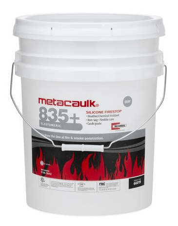 Metacaulk 835+ High - Performance Fire - Resistant Silicone Sealant for Through Penetration Firestops
