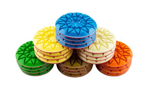 High - Quality MB Stone Ultra Resin Floor Pads for Marble, Limestone and Travertine Floor Refinishing