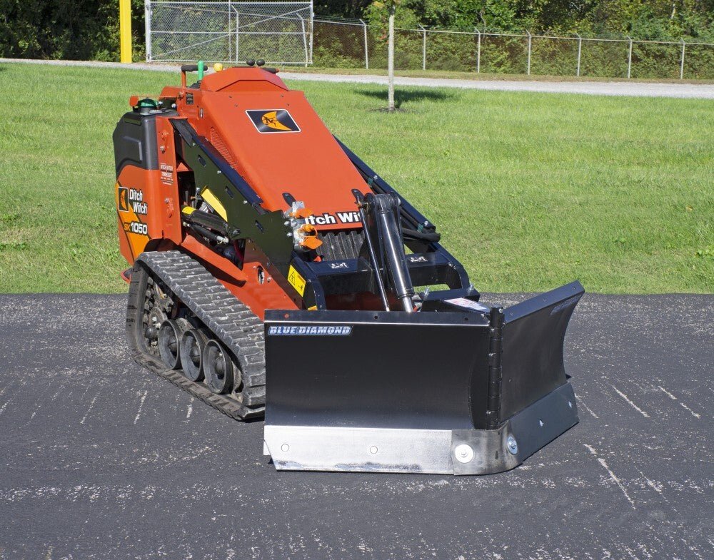 Blue Diamond® Manual Angle Mini Skid Steer V-Blade for Small Areas