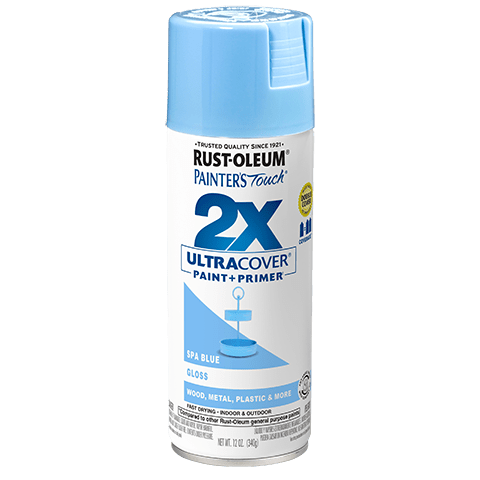 2x Ultra Coverage Glossy Spray Paint Set - 12 Ounce Cans (Pack of 6)