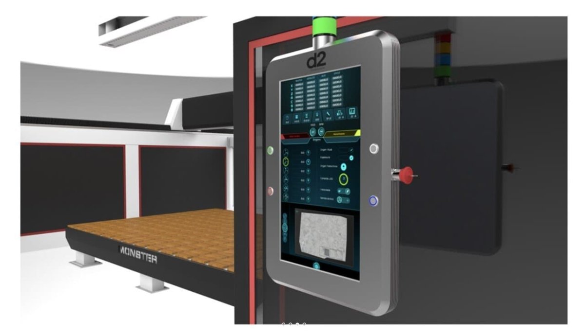 5-Axis Monster 2 Computer Numerical Control (CNC) Machine for Stone Processing