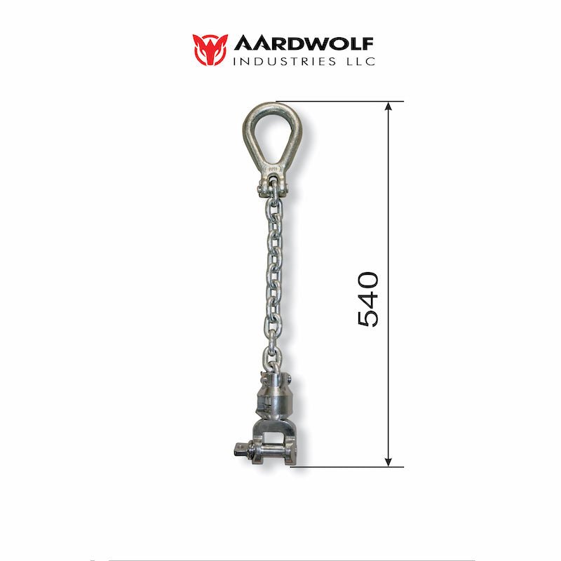 High - Grade Aluminium Aardwolf Swivel Shackle and Lifting Lug for Slab Lifting