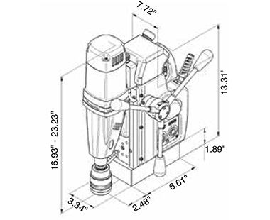 Automated Magnetic Drill AutoMAB 450 for Efficient Drilling Tasks