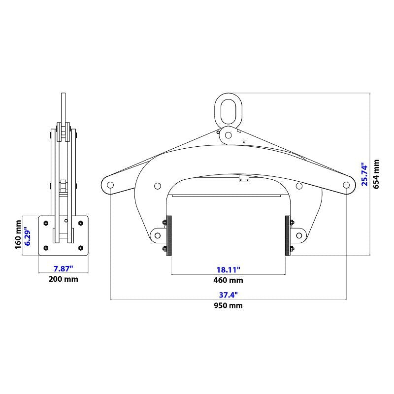 Aardwolf Heavy - Duty Scissor Lifter ASL450 for Lifting Large - Sized Objects