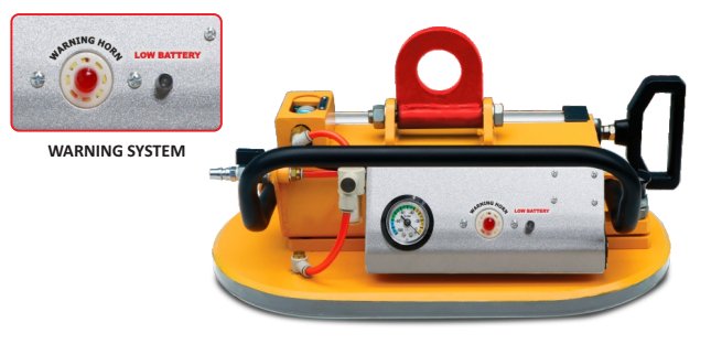 Abaco Dual-Pump Vacuum Lifter for Safe Non-Porous Material Handling
