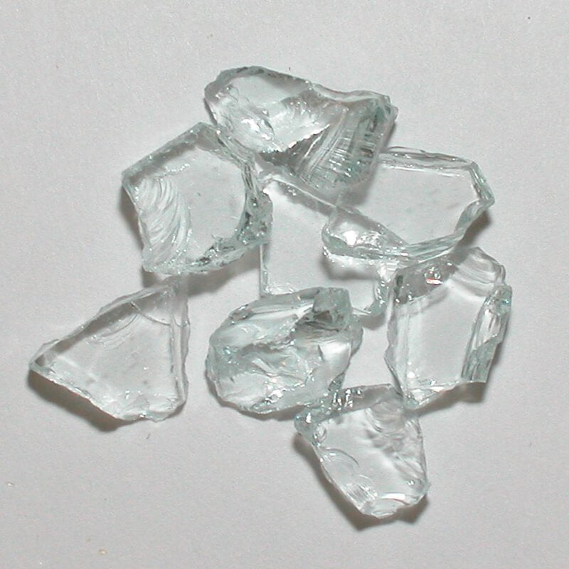 Transparent Plate-Style Terrazzo Decorative Glass