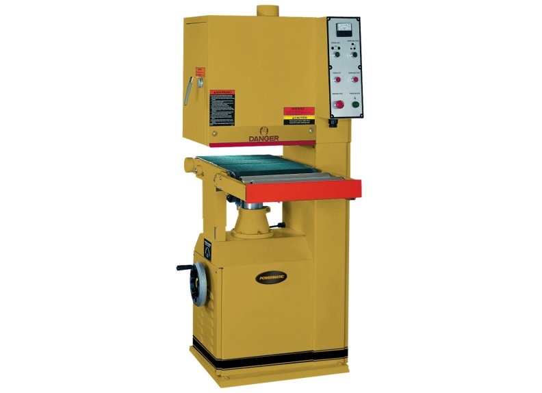 High - Performance 5HP 1 - Phase 230V 1632 Open End Wide Belt Sander for Efficient Sanding