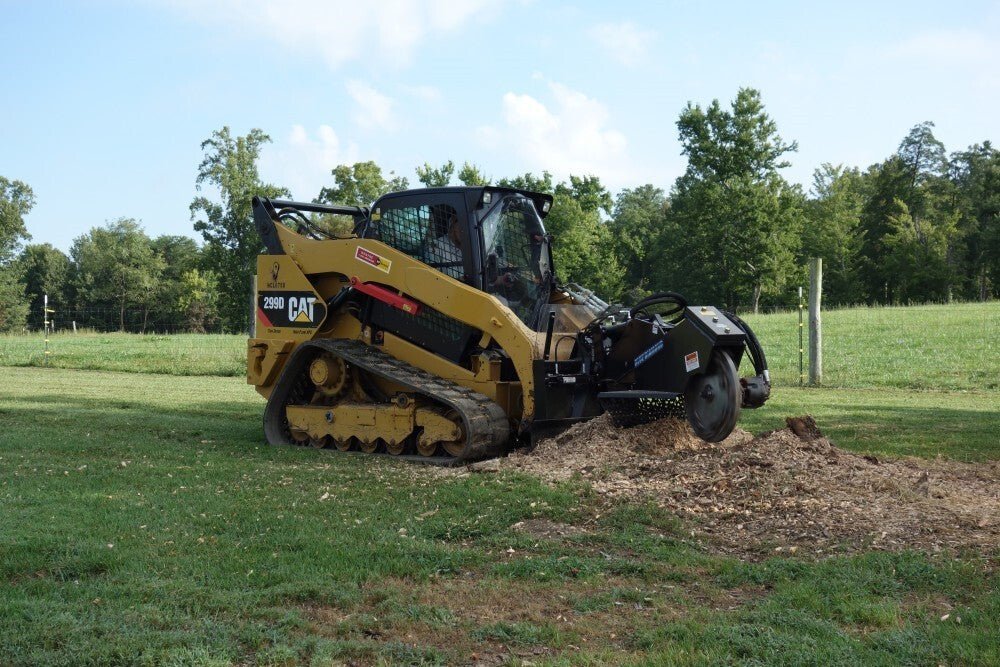 Blue Diamond® Skid Steer Swing Arm Commercial Stump Grinder - An Incredibly Efficient Tool for Stump Grinding