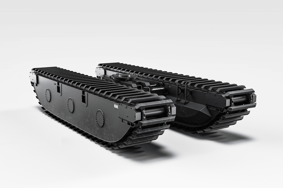 Amphibious Undercarriage for Excavator Model 140 - 4E