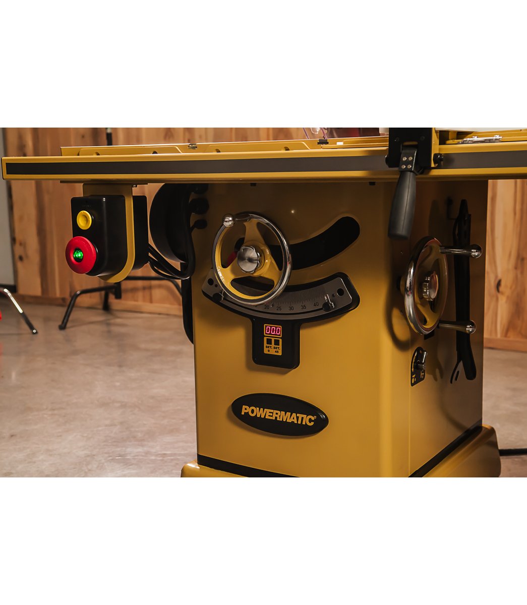 5HP 1PH 230V Professional 2000B Table Saw with 50 - inch RIP Capacity, Accu - Fence, and Router Lift