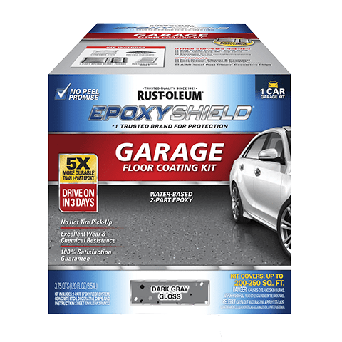 Epoxyshield® Premium Garage Floor Coating - 2.5 Gallon Kit for High - Quality Garage Flooring