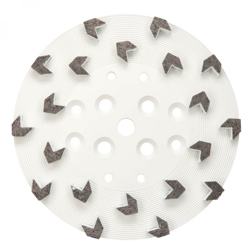 10 - inch Grinding Plates with Arrow - shaped Segments for Industrial Grinding Applications