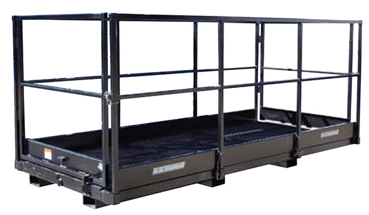 Lightweight and Durable Blue Diamond Forklift Work Platform