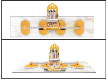 Powerful Abaco Multi Stone Vacuum Lifter for Large - Size Slab Transport