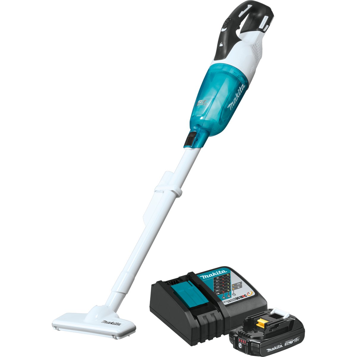 18V LXT® Compact Brushless Cordless Vacuum Kit with Trigger Lock & 2.0Ah Battery