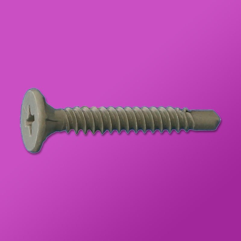 Daggerz Self - Drill Cement Board Screws, 8 x 1 - 5/8, Dagger - Guard Coated