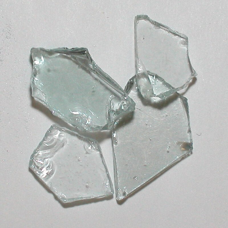 Transparent Plate-Style Terrazzo Decorative Glass