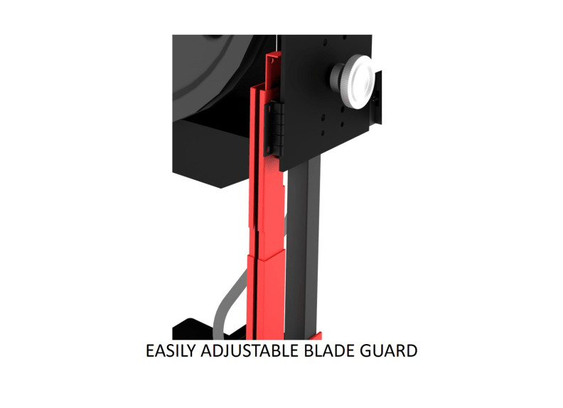 Elite EVBS-26, 26-Inch Vertical Bandsaw for Precision Sawing