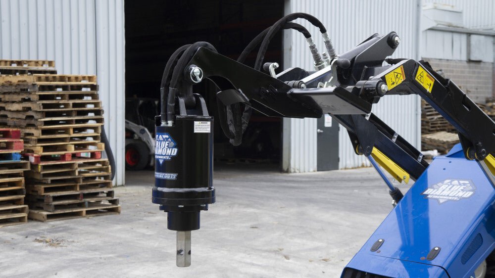 Compact Mini Auger Drive for Skid Steer and Track Loaders