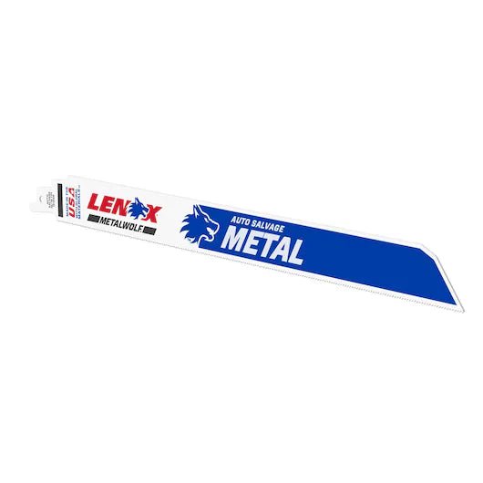5-Pack 6-Inch Metalwolf Wave Edge Bi-Metal Reciprocating Saw Blades