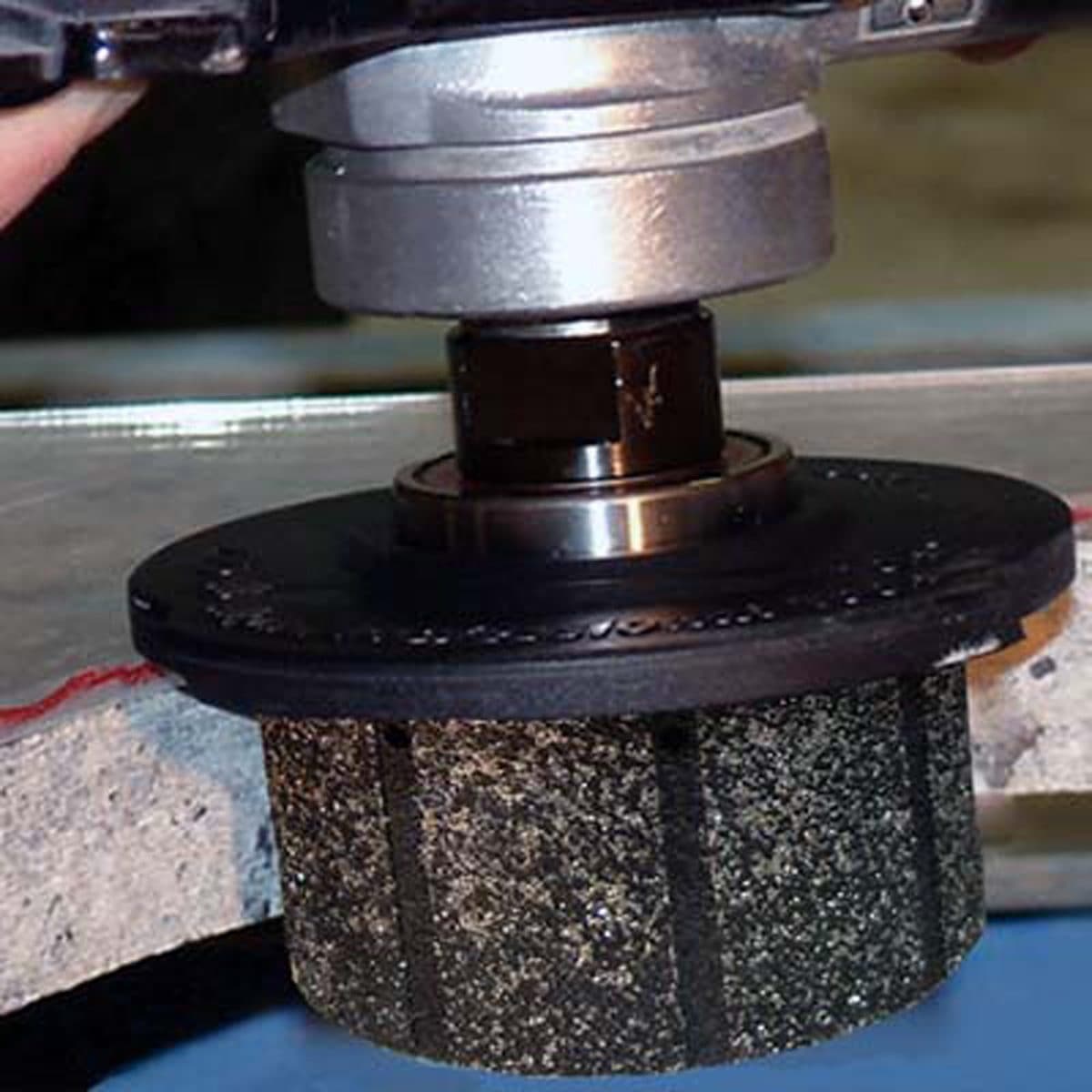 Alpha Z-Series Vertical Grinding Wheel for Precise 90-Degree Edge