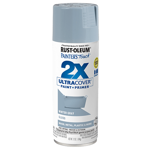 2x Ultra Coverage Glossy Spray Paint Set - 12 Ounce Cans (Pack of 6)